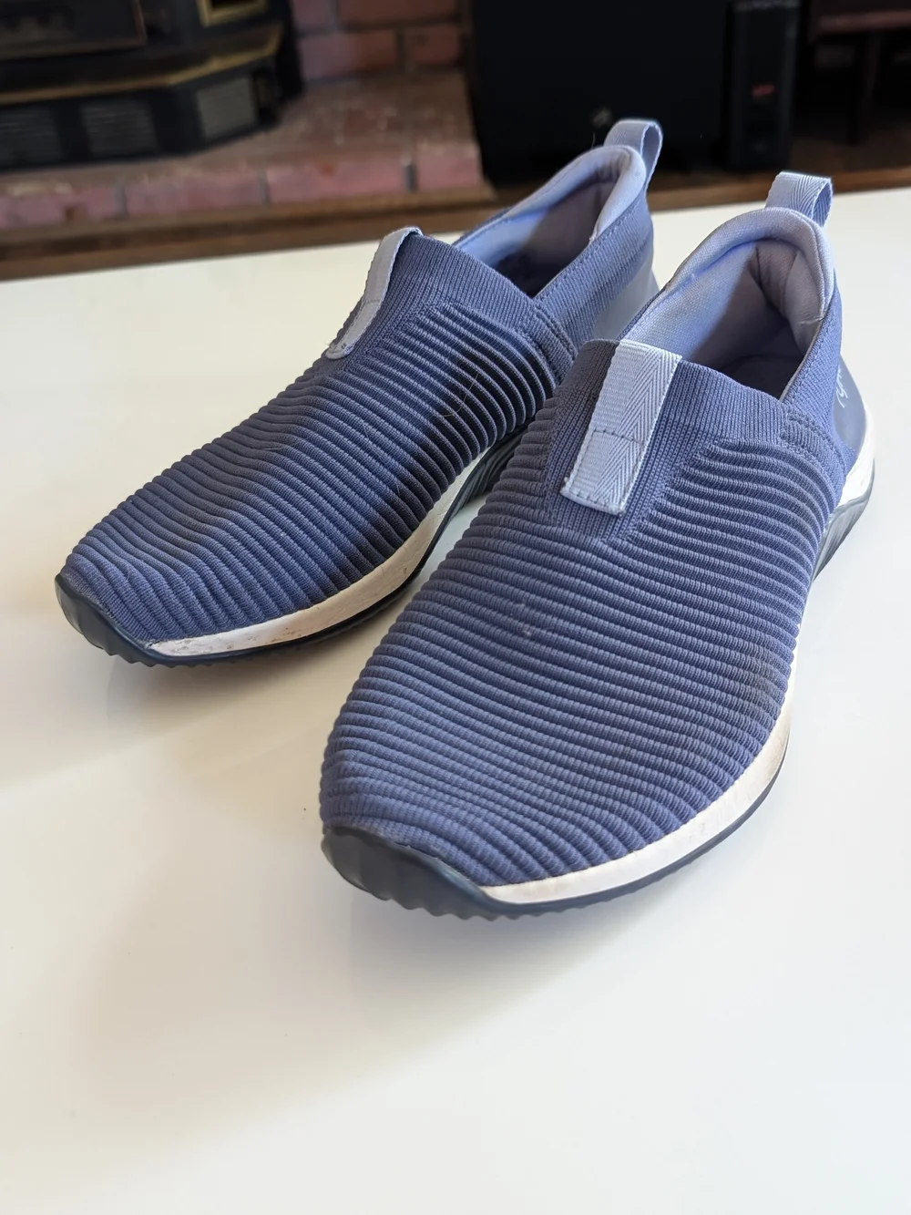 Ryka Womens Echo Knit Slip On Sneaker